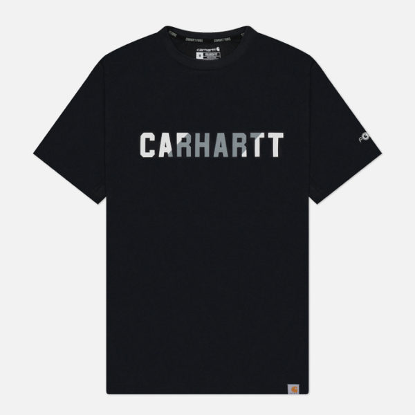 Мужская футболка Carhartt Force Relaxed Fit Midweight Block Logo Graphic