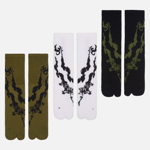 Комплект носков maharishi Bonsai Dragon Tabi Sports 3-Pack