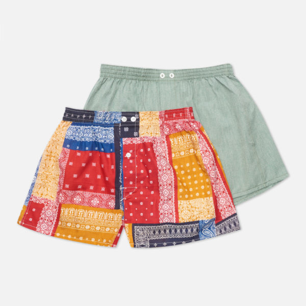 Комплект мужских трусов Anonymous Ism Bandana & Solid 2-Pack