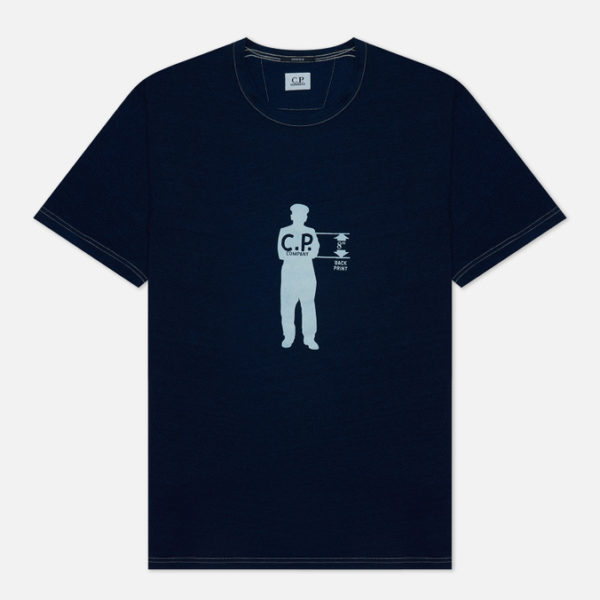 Мужская футболка C.P. Company Indigo Jersey