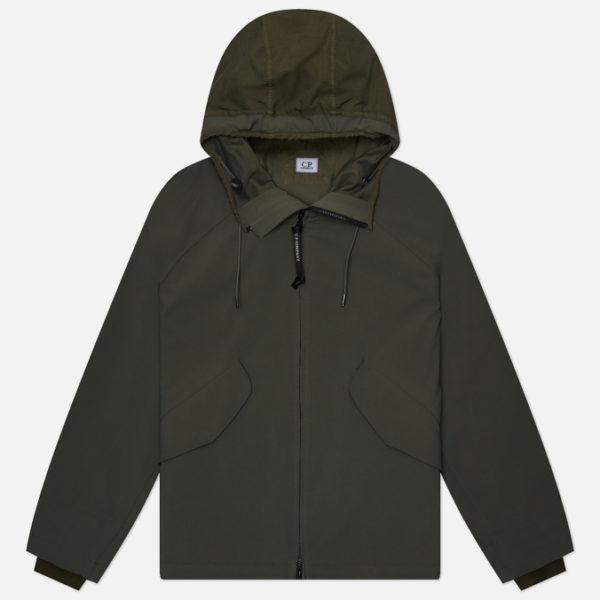 Мужская куртка ветровка C.P. Company GD Shell Mixed Goggle Hooded