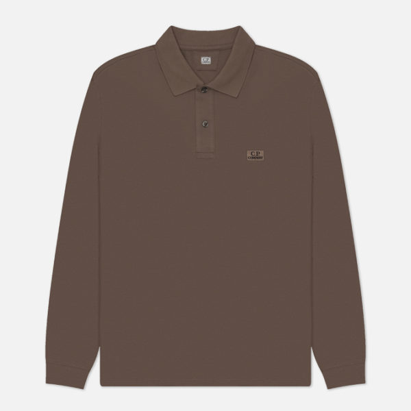 Мужской лонгслив C.P. Company Strech Piquet Logo Polo