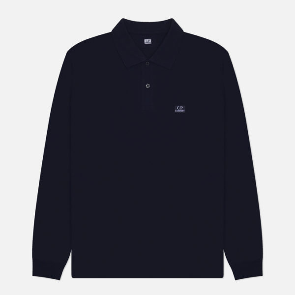 Мужской лонгслив C.P. Company Strech Piquet Logo Polo