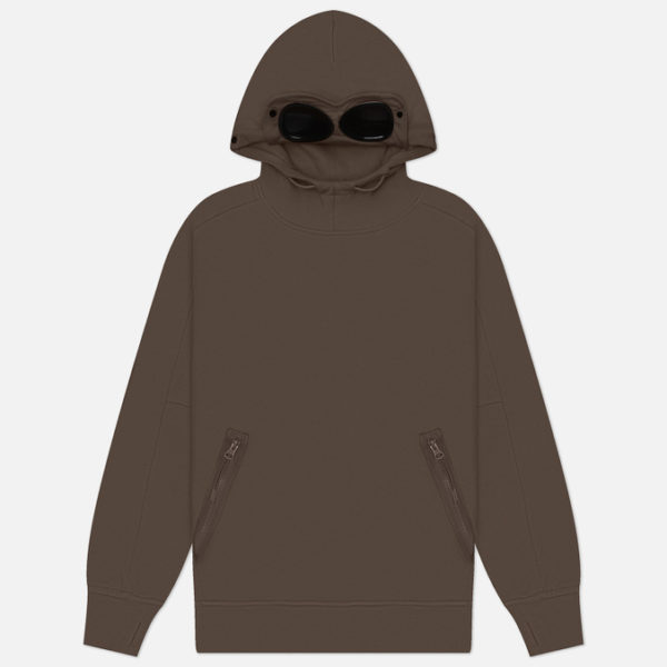 Мужская толстовка C.P. Company Diagonal Raised Fleece Goggle Hooded