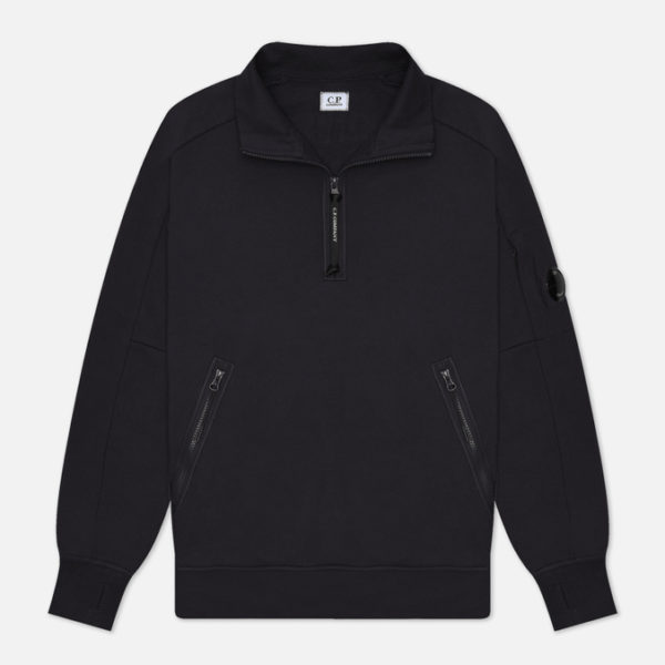 Мужская толстовка C.P. Company Diagonal Raised Fleece Half Zipped