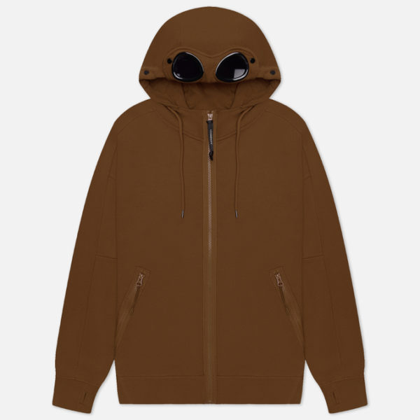 Мужская толстовка C.P. Company Diagonal Raised Goggle Zipped