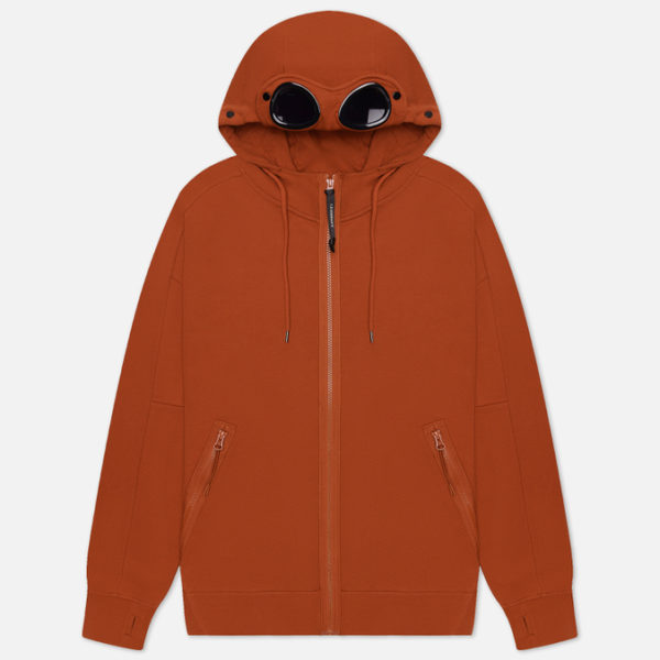 Мужская толстовка C.P. Company Diagonal Raised Goggle Zipped