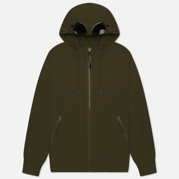 Мужская толстовка C.P. Company Diagonal Raised Goggle Zipped