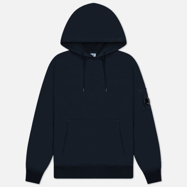 Мужская толстовка C.P. Company Brushed And Emerized Diagonal Fleece Lens Hoodie