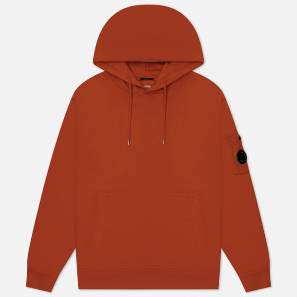 Мужская толстовка C.P. Company Brushed And Emerized Diagonal Fleece Lens Hoodie