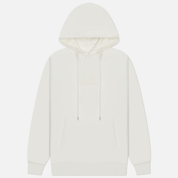 Мужская толстовка C.P. Company Brushed And Emerized Diagonal Fleece Logo Hoodie