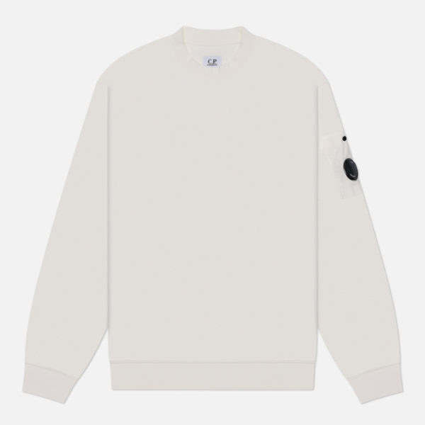 Мужская толстовка C.P. Company Reverse Brushed & Emerized Diagonal Fleece Mixed Crew Neck