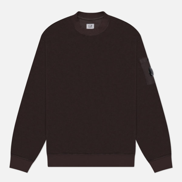 Мужская толстовка C.P. Company Reverse Brushed & Emerized Diagonal Fleece Mixed Crew Neck