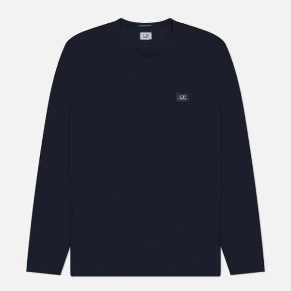 Мужской лонгслив C.P. Company Mercerize 70/2 Jersey Gasato Patch Logo