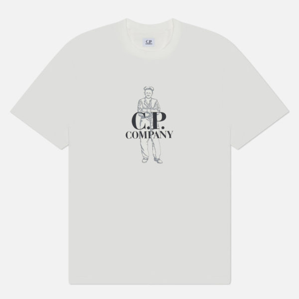 Мужская футболка C.P. Company 30/1 Jersey Printed British Sailor