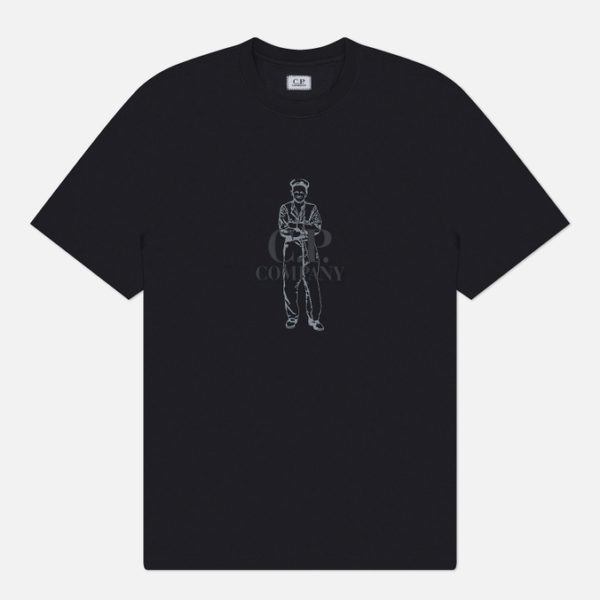 Мужская футболка C.P. Company 30/1 Jersey Printed British Sailor