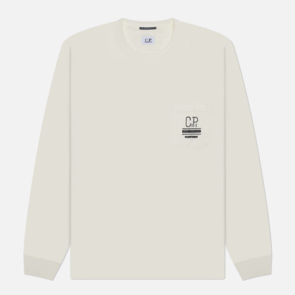 Мужской лонгслив C.P. Company Mercersized 30/2 Jersey Twisted Pocket