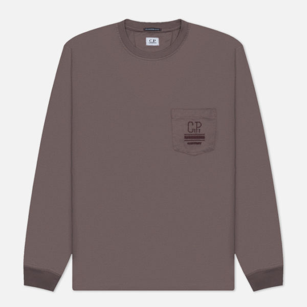 Мужской лонгслив C.P. Company Mercersized 30/2 Jersey Twisted Pocket