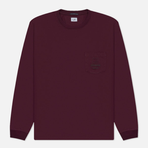 Мужской лонгслив C.P. Company Mercersized 30/2 Jersey Twisted Pocket