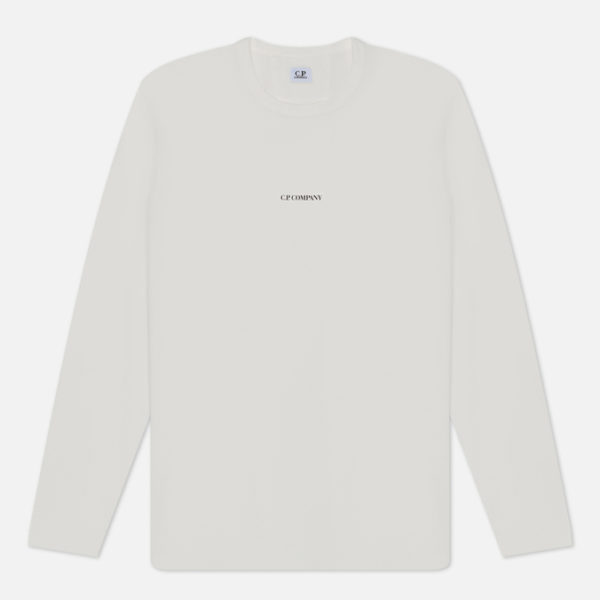 Мужской лонгслив C.P. Company Brushed Jersey Logo Regular Fit
