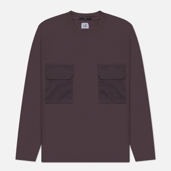 Мужской лонгслив C.P. Company Brushed Mixed Boxy
