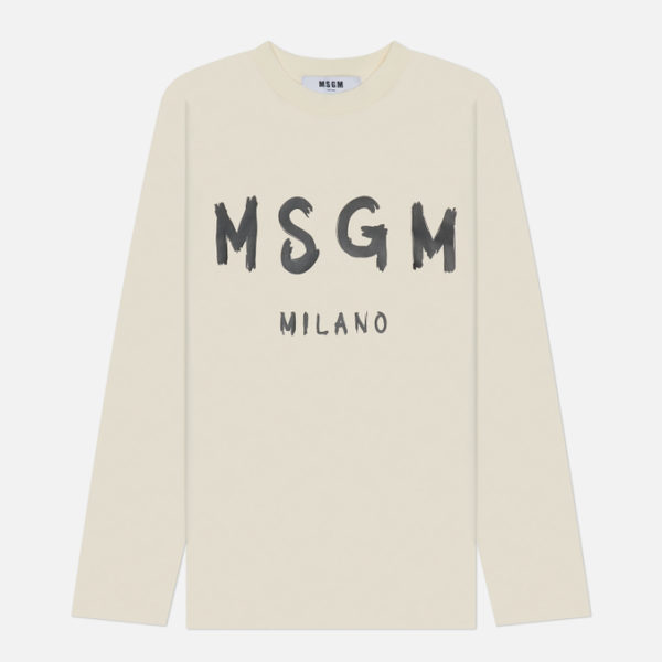 Женский лонгслив MSGM MSGM Milano Logo