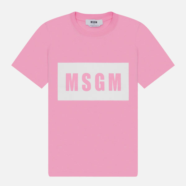 Женская футболка MSGM Box Logo