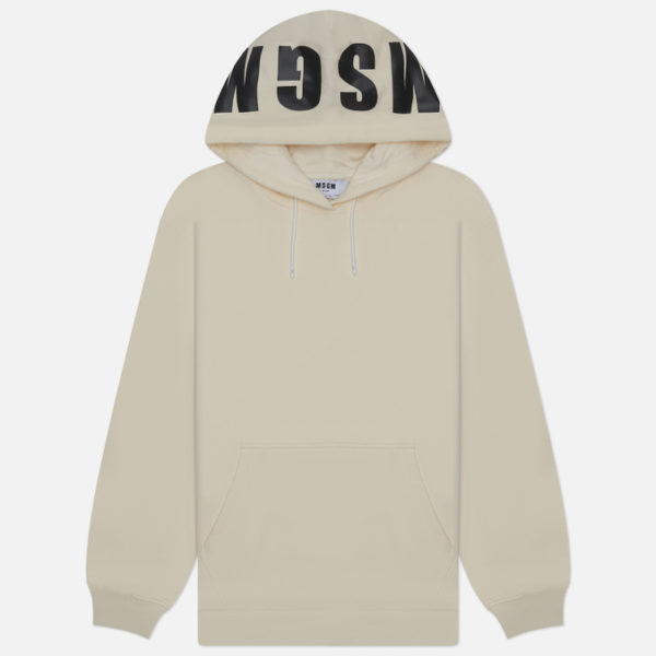 Женская толстовка MSGM Maxilogo Basic Unbrushed Hoodie