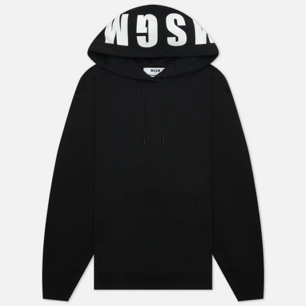 Женская толстовка MSGM Maxilogo Basic Unbrushed Hoodie