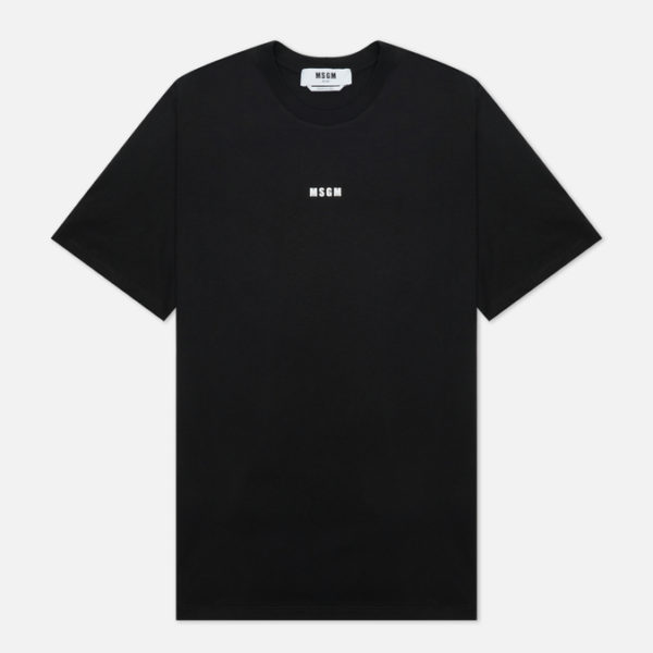 Мужская футболка MSGM Micrologo Basic Crew Neck