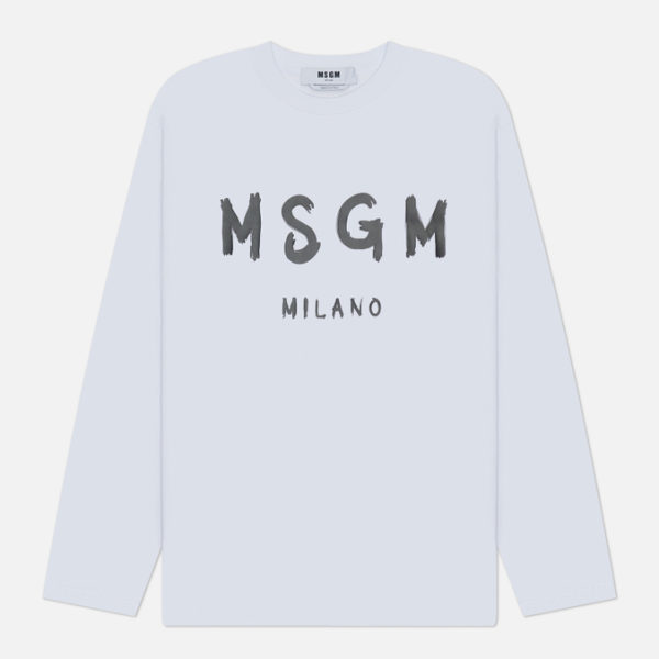 Мужской лонгслив MSGM MSGM Milano Logo