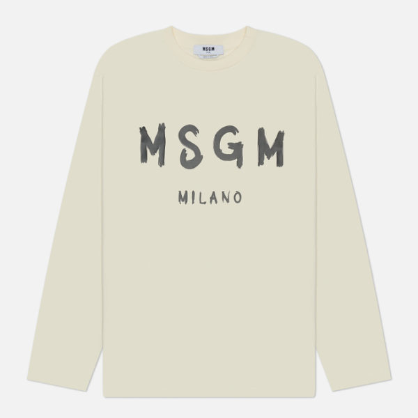 Мужской лонгслив MSGM MSGM Milano Logo