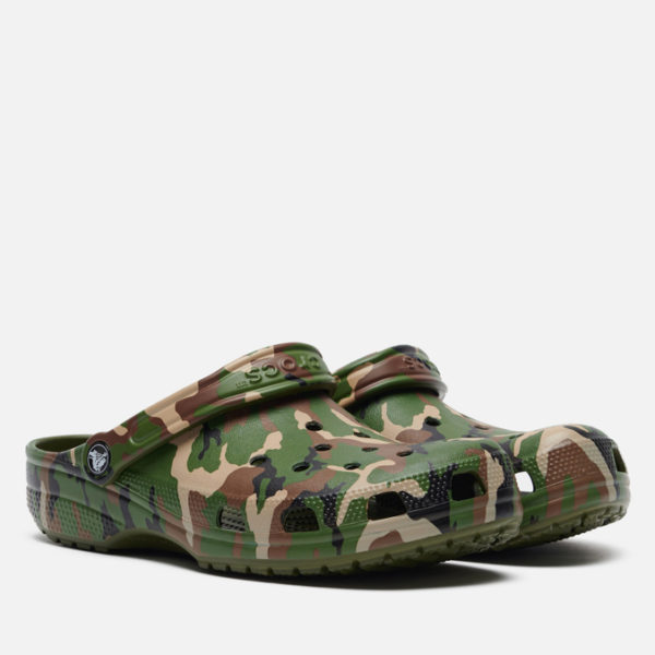Сандалии Crocs Classic Printed Camo Clog