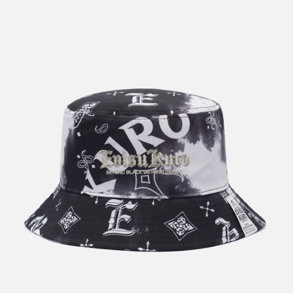 Панама Evisu Evisukuro Tie Dye Monogram Printed Bucket