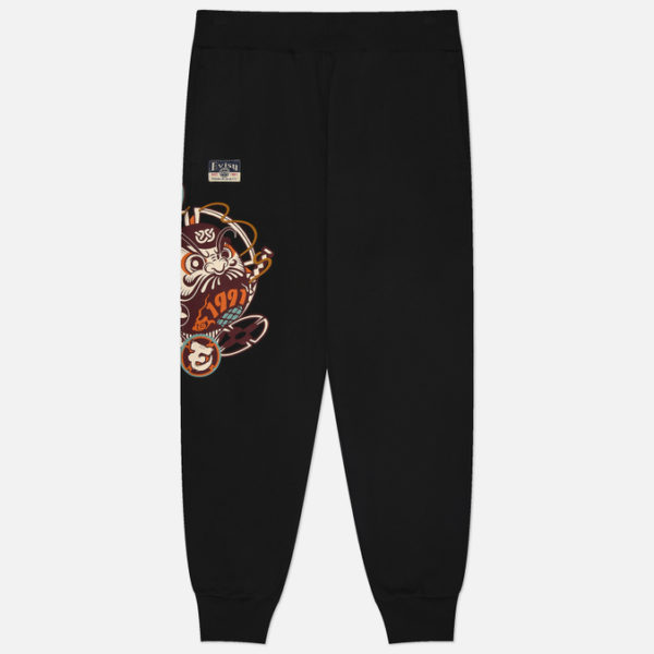 Мужские брюки Evisu Heritage Ninja Daruma Printed