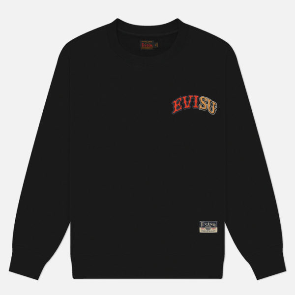 Мужская толстовка Evisu Heritage Tanuki Fortune Cat Embroidery