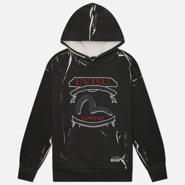 Мужская толстовка Evisu Heritage Overdye Hoodie Seagull Print