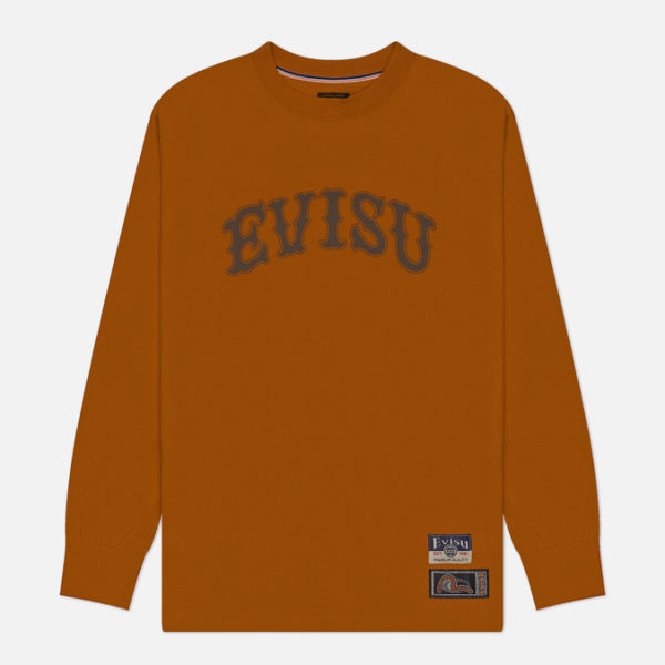 Мужской лонгслив Evisu Heritage Logo Kamon Printed