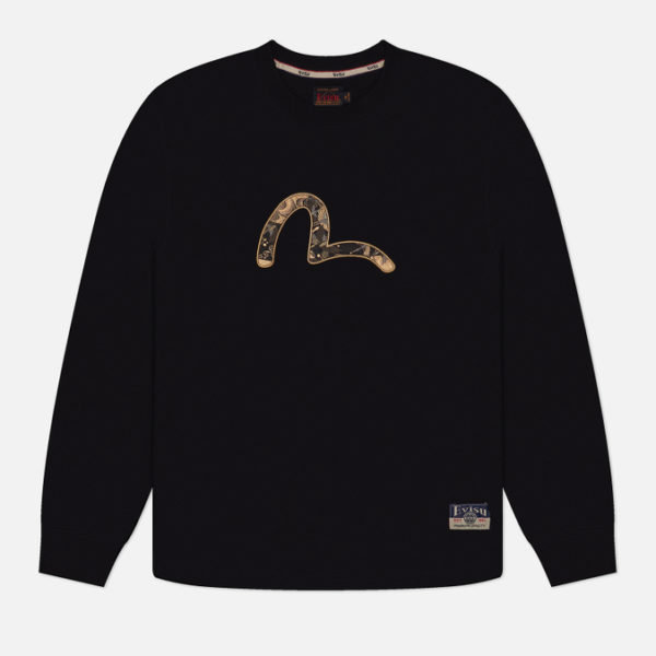 Мужской лонгслив Evisu Heritage Seagull Brocade Applique