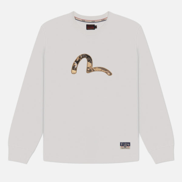 Мужской лонгслив Evisu Heritage Seagull Brocade Applique