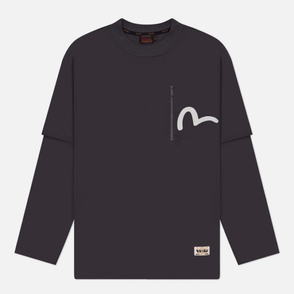 Мужской лонгслив Evisu Heritage Seagull Slot Print