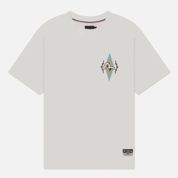 Мужская футболка Evisu Heritage Chimayo Pattern Ninja Daruma Printed