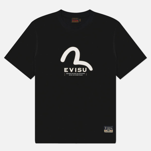 Мужская футболка Evisu Heritage  Printed Seagull Evisu Multi-Pocket