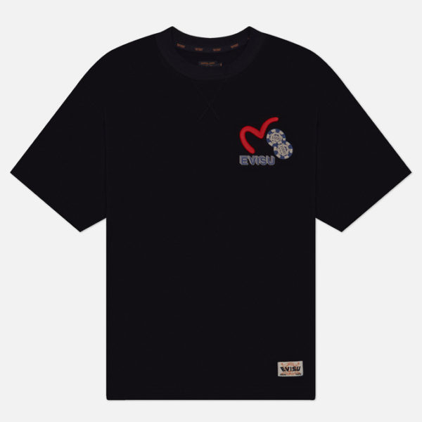 Мужская футболка Evisu Heritage Ebisu Poster Applique Multi-Pocket