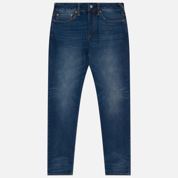 Мужские джинсы Evisu Hanafuda Daruma Daicock Embroidered