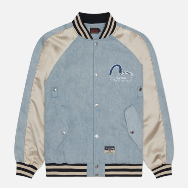 Мужская куртка бомбер Evisu Embroidered Panda Print Souvenir