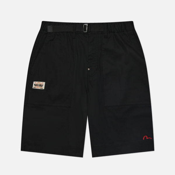 Мужские шорты Evisu Seagull Embroidery Baby GodHead Patchwork