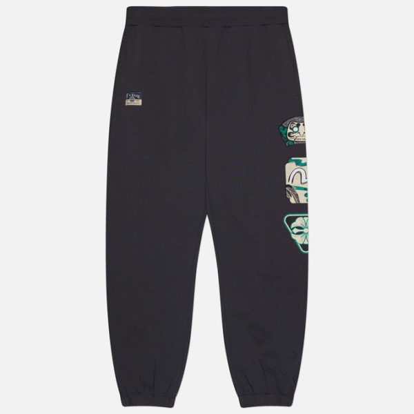 Мужские брюки Evisu Multi-Hanafuda Patches Printed