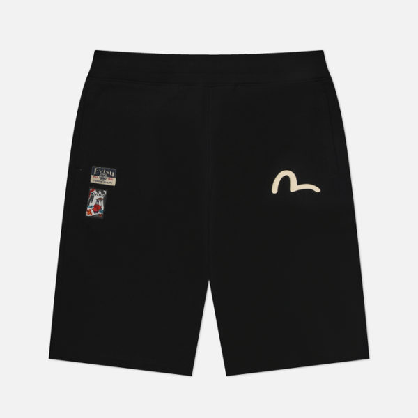 Мужские шорты Evisu Brush Daicock Printed