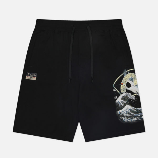 Мужские шорты Evisu Double Seagull Print Embroidery